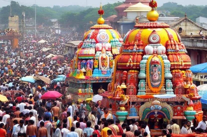সেই অনুযায়ী মাহেশের রথ পরিচিত নীলাচল রথ নামে। মন্দিরের প্রধান সেবায়েত সৌমেন অধিকারী জানিয়েছেন, &quot;ঐতিহাসিক এই রথ যাত্রায় রামকৃষ্ণ পরমহংস দেব অবধি যোগদান করেছিলেন। এই রথের প্রতিটি অংশে ইতিহাস জড়িয়ে আছে।&quot; (প্রতীকী ছবি)