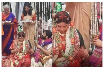 কোনও রাজনৈতিক নেতার ভিড় নয়! ঘরোয়া অনুষ্ঠানে মেয়ের বিয়ে দিলেন নির্মলা কোনও রাজনৈতিক নেতার ভিড় নয়! ঘরোয়া অনুষ্ঠানে মেয়ের বিয়ে দিলেন নির্মলা