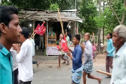 মনোনয়ন জমা দেওয়াকে কেন্দ্র করে ধুন্ধুমার ইসলামপুরে