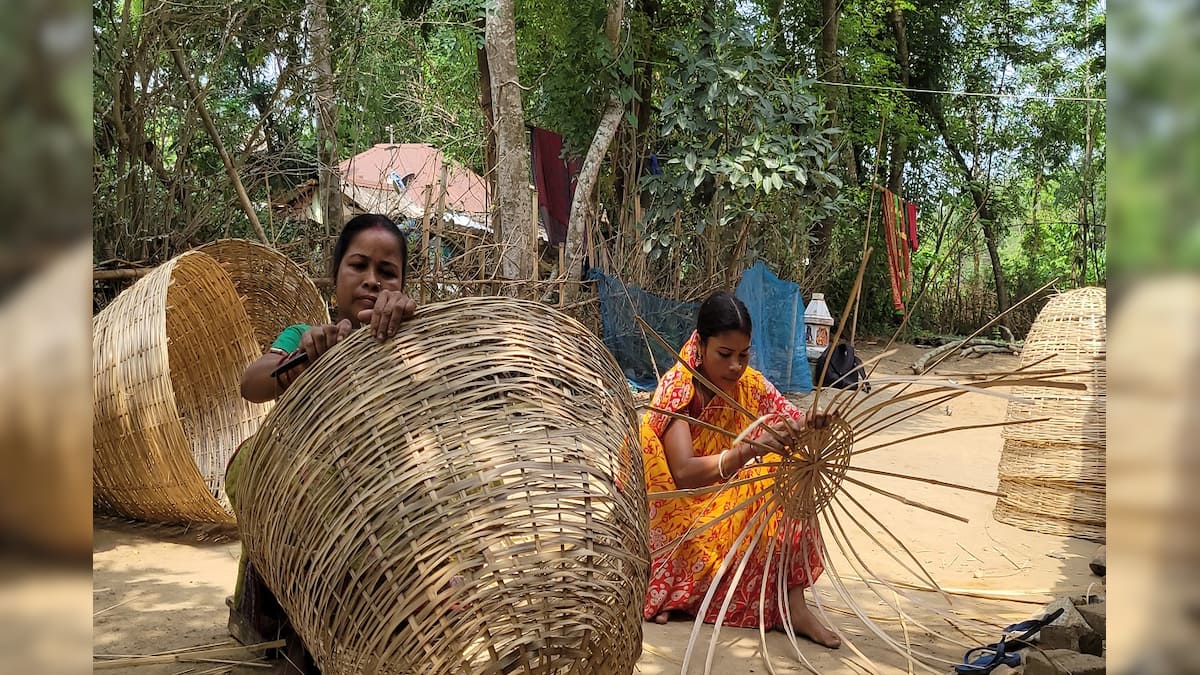 artisans are changing professions due to demand for bamboo baskets
