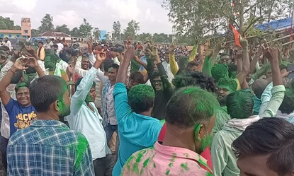 পঞ্চায়েতের ফলাফলে উচ্ছ্বাস তৃণমূলের।