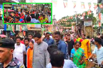 নেতাদের প্রস্থানের পরই বিক্ষোভ