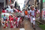 ধুমধাম করে পুজিত হলেন গ্রামদেবতা ধর্মরাজ