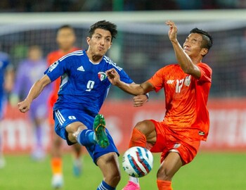 ভারতের হয়ে নির্ধারিত সময় গোল করেন চাংতে ভারতের হয়ে নির্ধারিত সময় গোল করেন চাংতে