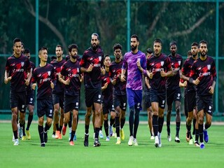 ফাইনালে নামার আগে অনুশীলনে টিম ইন্ডিয়া