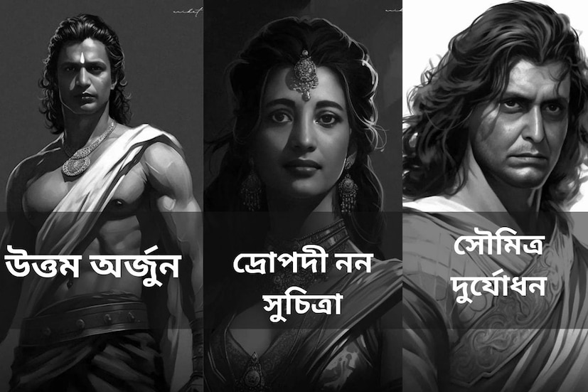 কল্পনার সঙ্গে প্রযুক্তির মিশলে কল্পনা আরও বাস্তব রূপ পায়৷ সম্প্রতি AI-এর সাহায্যে তেমনই এক কাণ্ড করে দেখালেন শিল্পী অনিকেত মিত্র৷ মহাভারতের গল্পকে রূপোলি পর্দায় আনার কথা বহু পরিচালক এর আগেও বহুবার বলেছেন৷ কিন্ত মহাভারত যদি বাংলার স্বর্ণযুগে বানানো যেত তবে কেমন হত? সেটাই করে দেখালেন পরিচালক অনিকেত মিত্র৷ 