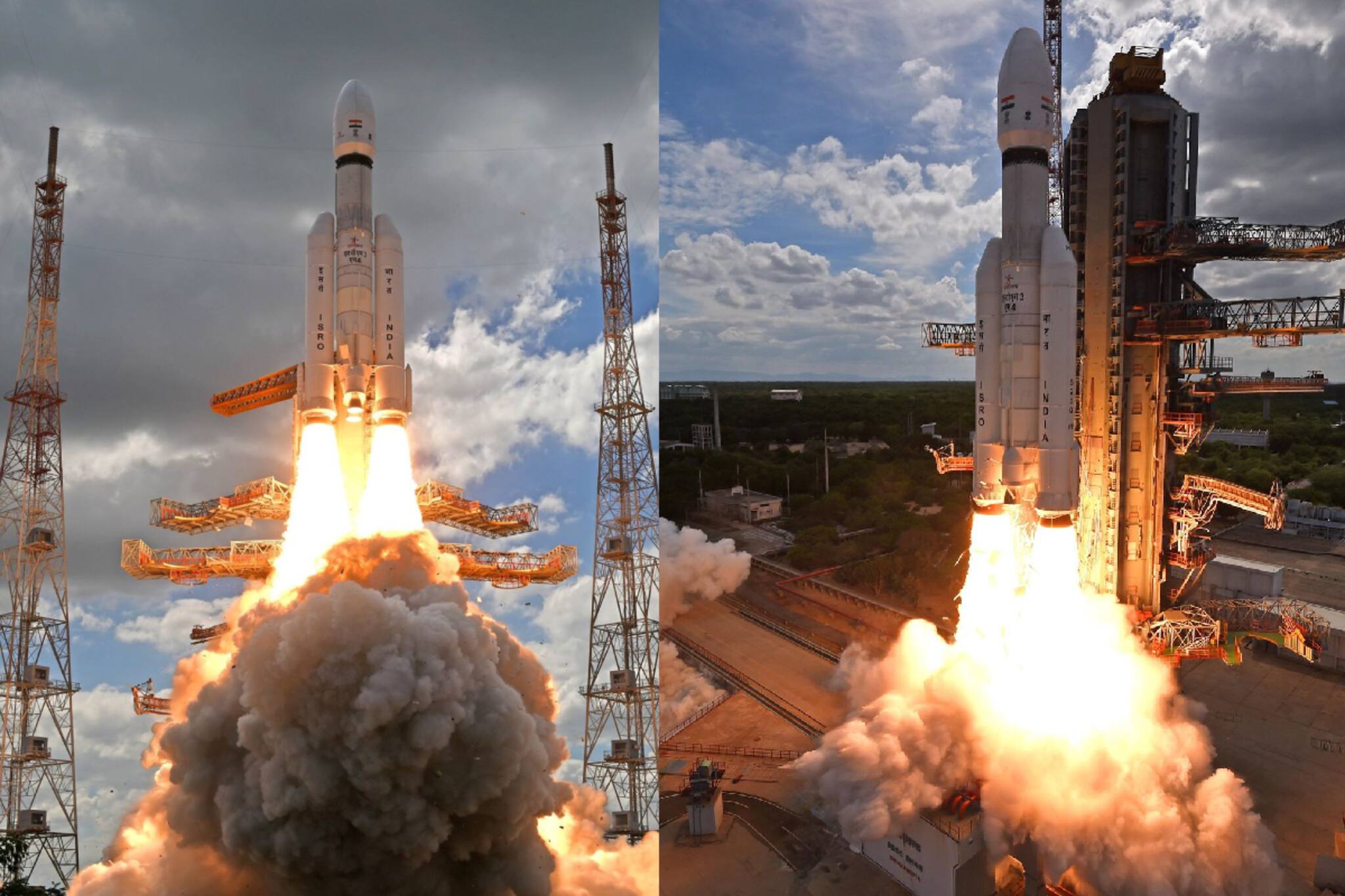 সফল উড়ান! কক্ষপথে পৌঁছে দিচ্ছে ‘বাহুবলী’ রকেট, চাঁদের মাটি থেকে এবার উঠবে সেলফি