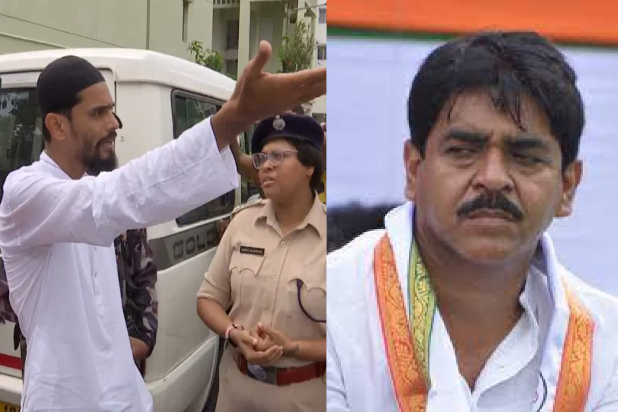 ‘আমাকে অ্যারেস্ট করুন!’, ব্যারিকেড ভেঙে সোজা এগোলেন নওশাদ, তুমুল উত্তেজনা