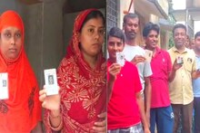 মন ছুঁয়ে যাওয়া নির্বাচন! বাচ্চারা দোলনায় দোল খাচ্ছে, মায়েরা লাইনে দাঁড়িয়ে ভোট দি