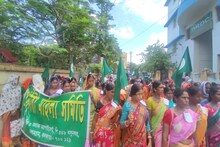 শ্রমজীবী মহিলাদের মিছিল, কী চাইছেন তারা?