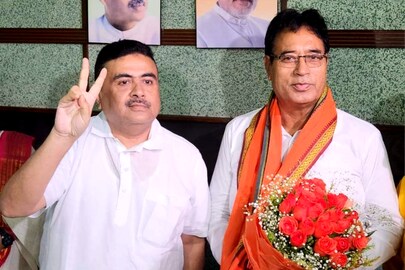 শুভেন্দুর সঙ্গে দেখা অনন্ত মহারাজের