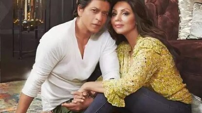 শাহরুখ খান-গৌরি খান। শাহরুখ খান-গৌরি খান।