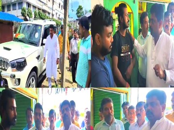 আবারও সৌজন্যের রাজনীতি অশোকনগরে, বিধায়ক গেলেন বিজেপির আক্রান্তের বাড়িতে
