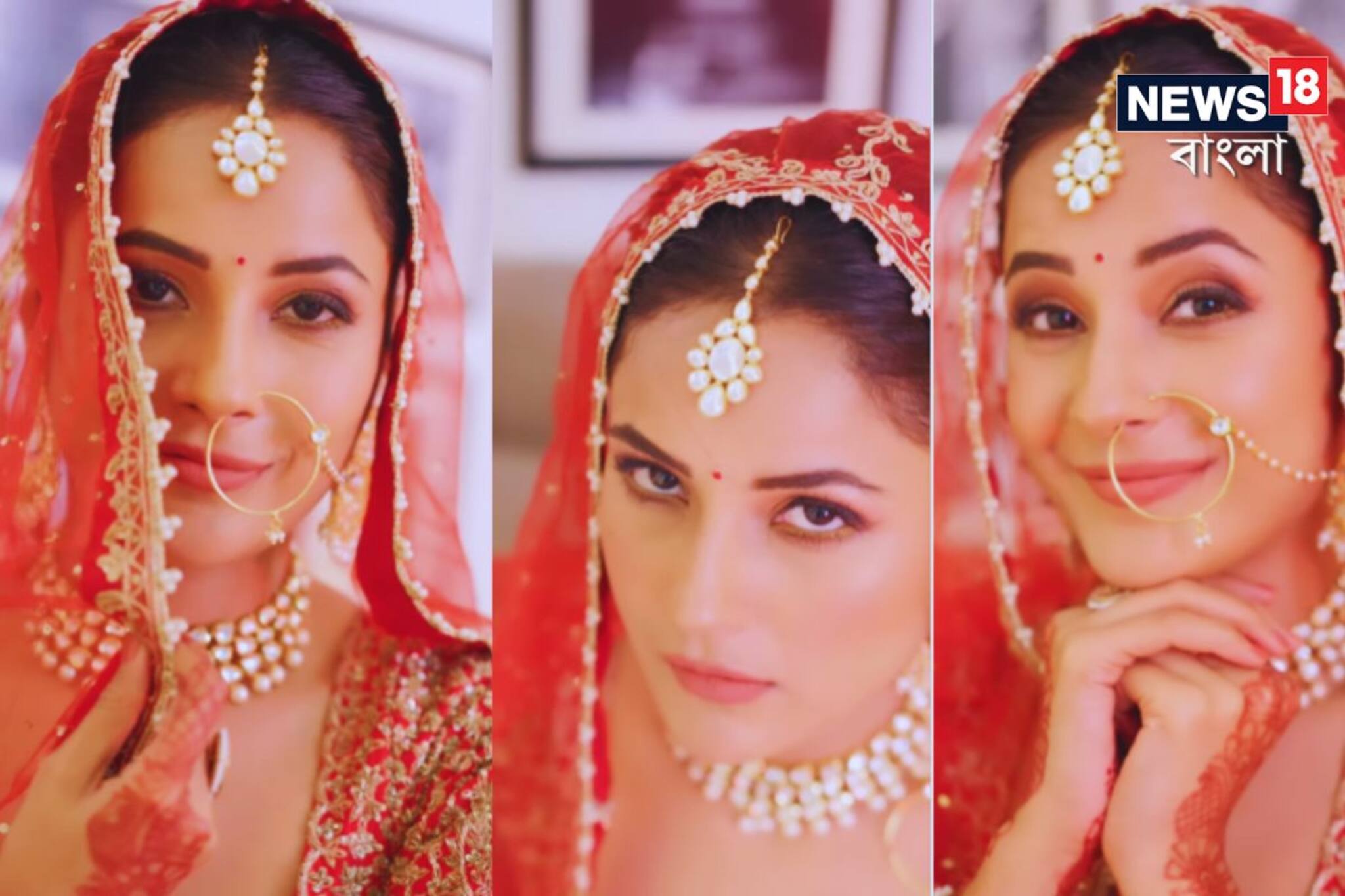 পরনে লাল লেহেঙ্গা, দু-হাত ভর্তি মেহেন্দি... আচমকা কাকে বিয়ে করলেন শেহনাজ গিল?