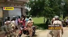 আরামবাগের গণনাকেন্দ্রের বাইরে উত্তেজনা ! লাঠিচার্জ বাহিনীর