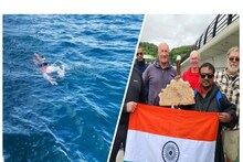 একটানা ৩১ ঘণ্টা অতল সমুদ্রে থেকে ইংলিশ চ্যানেল ডবল জয় করল রিমো 