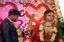এ কী কাণ্ড ! বিয়ের আসর থেকে অতিথিদের দিকে মিষ্টি আর জল ছুড়ে দিলেন কনে !