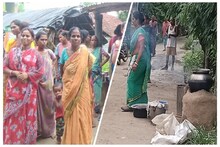গাড়ির পোড়া তেলের ধোঁয়া, রাস্তার ধুলো মিশছে অঙ্গনওয়াড়ি কেন্দ্রের রান্নায়!
