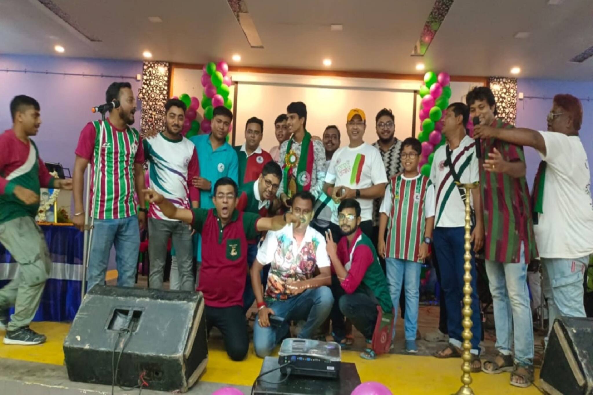 মোহনবাগান দিবসে সবুজ-মেরুন বসিরহাট