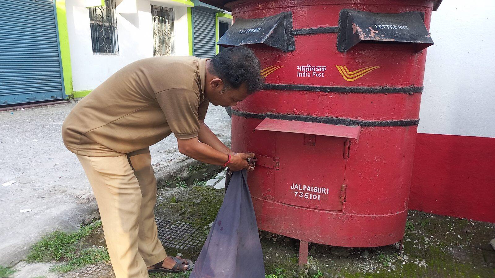 Indian Postal Department Letter Boxes Still Standing As The Mark Of indian-postal-department-letter-boxes-still-standing-as-the-mark-of