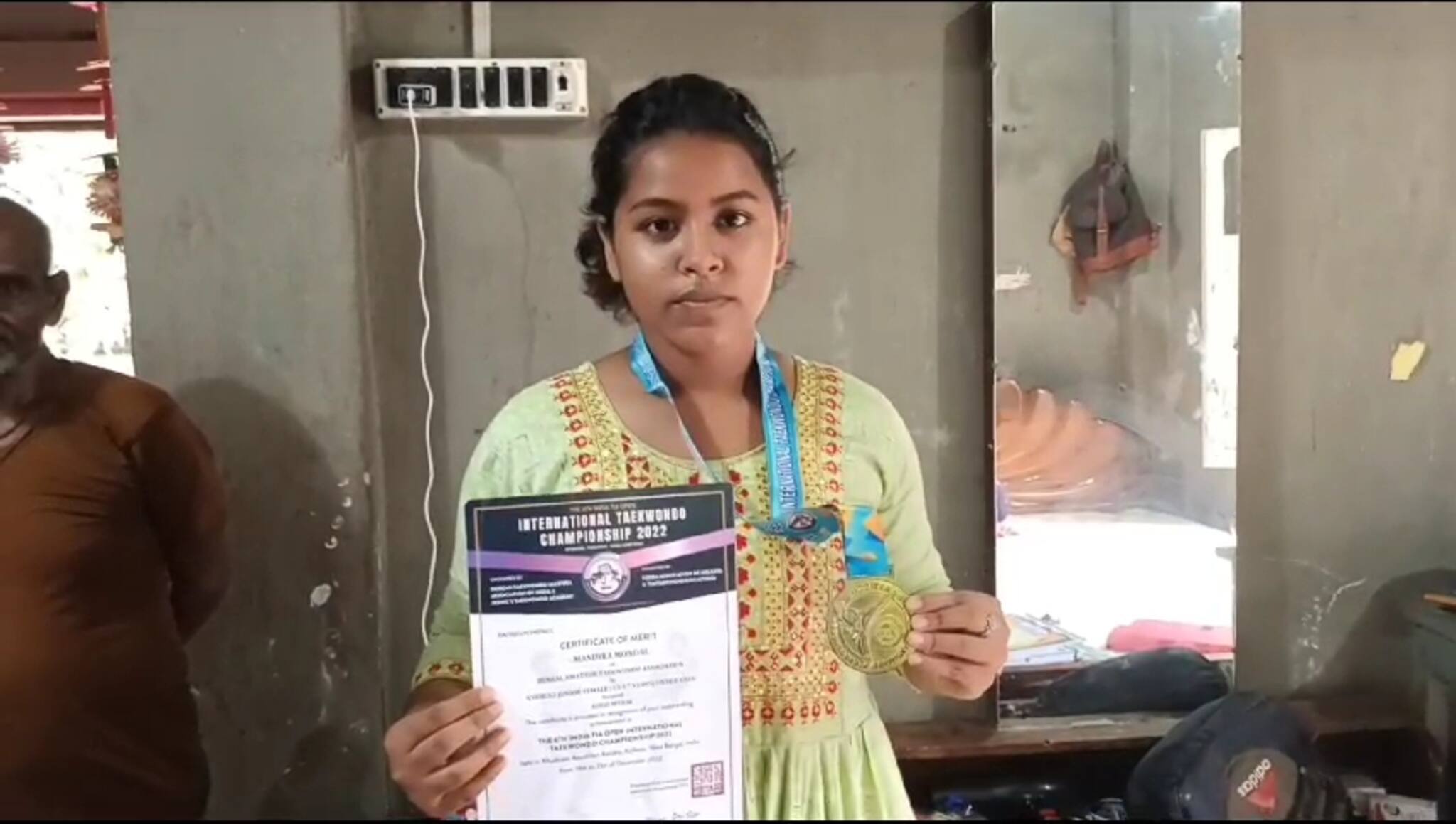 সাউথ এশিয়ান চ্যাম্পিয়নশিপে তাইকোয়ান্ডোতে পান্ডুয়ার মন্দিরা