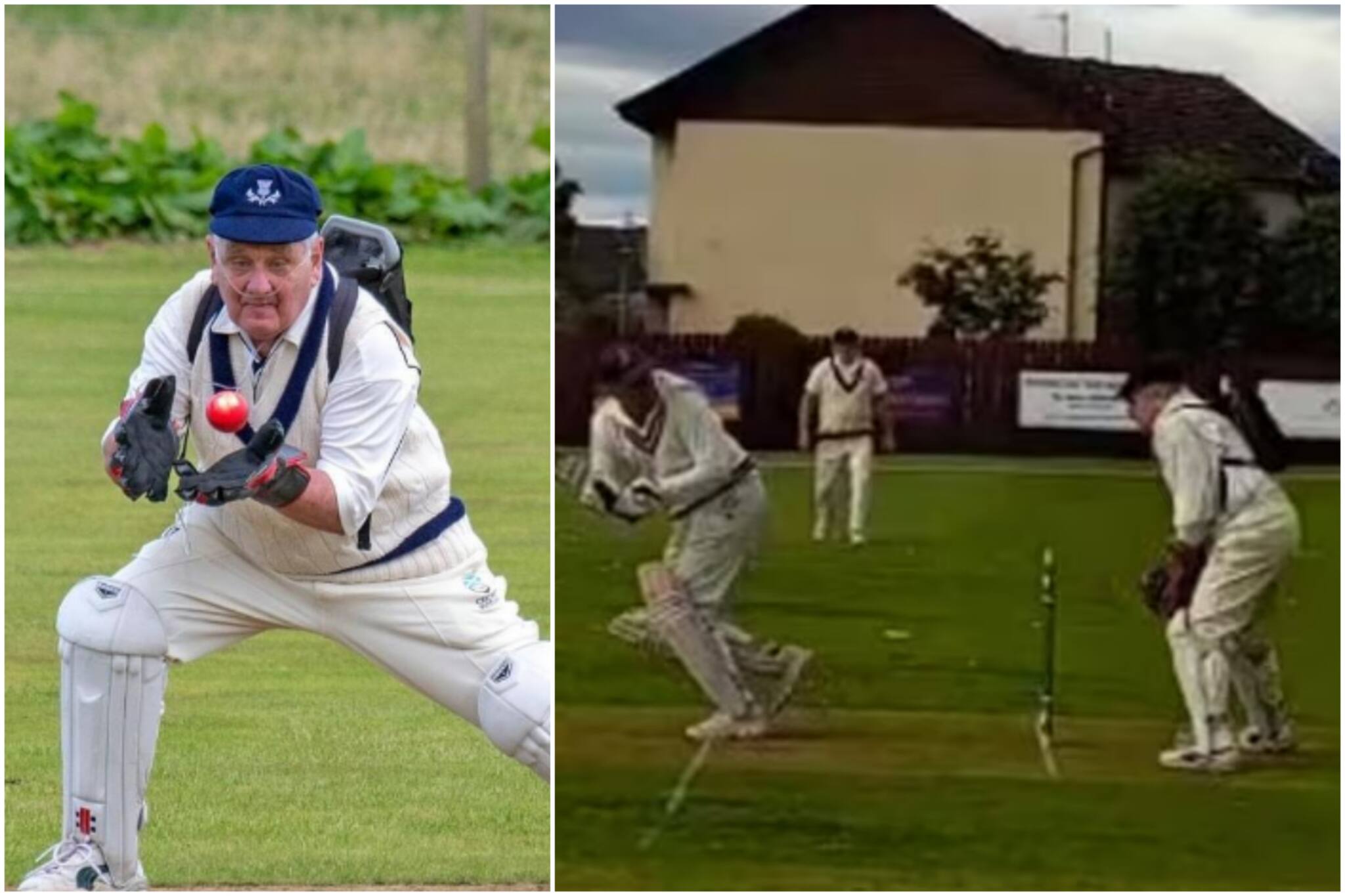 পিঠে অক্সিজেন সিলিন্ডার, ৮৩ বছর বয়সেও খেলছেন ক্লাব ক্রিকেট, ঝড় তুলল ভিডিও