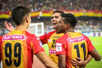 নন্দকুমার থামাল মোহনবাগানের বিজয় রথ,রইল ইস্টবেঙ্গলের ডার্বি জয়ের সেরা ছবিগুলি