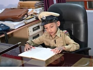 জটিল হৃদরোগে আক্রান্ত, ৮ বছরের আজান খান হলেন ‘এক দিনের ইন্সপেক্টর’