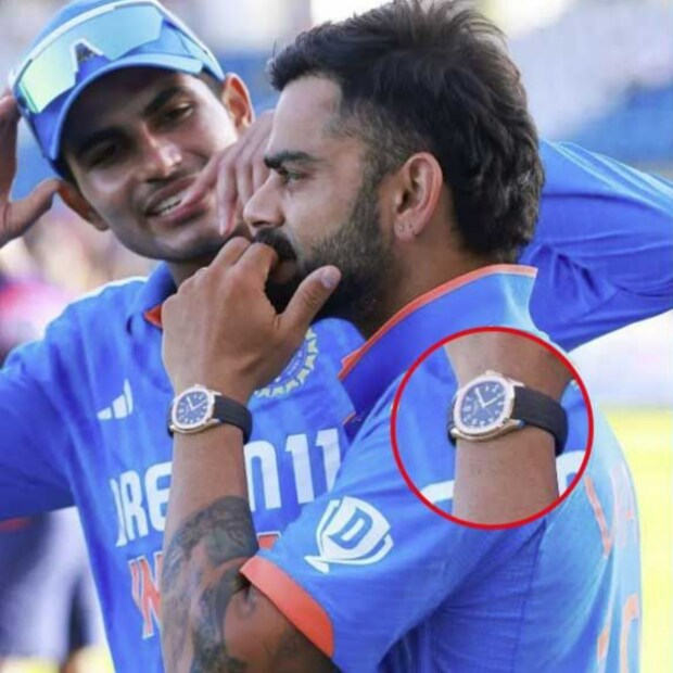 ওয়েস্ট ইন্ডিজ সফরে ওডিআই সিরিজ চলাকালীন বিরাট কোহলি হাতে একটি ঘড়ি দেখা গিয়েছে। সেই সময় কোহলির সঙ্গে ছিলেন শুভমান গিলও। সেই ঘড়ির দাম সত্যিই অবাক করার মত। 