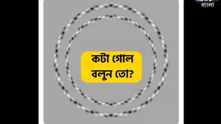 বলুন তো মোট কটা গোল দেখতে পাচ্ছেন?