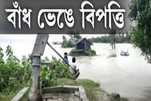দফায় দফায় বৃষ্টির জেরে বাঁধে ফাটল-ধস! আতঙ্কে নদীপাড়ের বাসিন্দারা