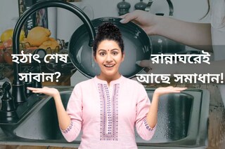 হঠা‌ৎ শেষ সাবান? রান্নাঘরেই আছে সমাধান! নিমেষেই ঝকঝকে হবে বাসন