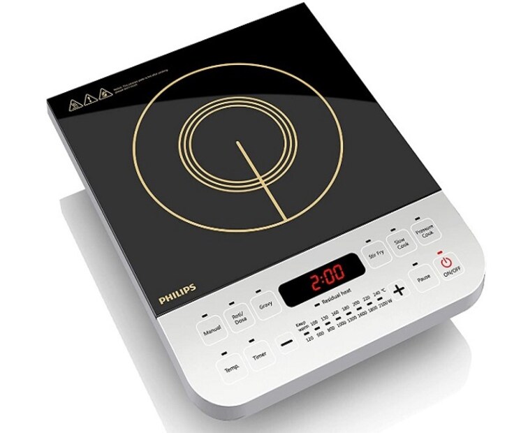 Philips Viva Induction Cooktop: এটি সবচেয়ে জনপ্রিয় ইন্ডাকশন কুকটপ। ২১০০ ওয়াট পাওয়ার এতে। এর অ্যান্টি-ম্যাগনেটিক সারফেস প্রয়োজন অনুযায়ী সঠিক তাপমাত্রায় খাবার রান্না করতে সাহায্য করে। এই ইন্ডাকশন স্টোভ প্যান সেন্সর প্রযুক্তির সাথেও আসে। এটি খুব হালকা তাই আপনি সহজেই এটি যেখানে খুশি সরাতে পারেন। দাম মাত্র ৩৫৪৯ টাকা।