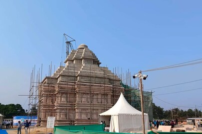 দিঘায় নির্মীয়মান জগন্নাথ মন্দির