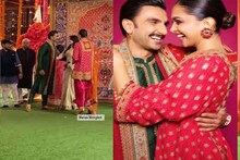 সবুজ-মেরুনের যুগলবন্দি,অ্যান্টিলিয়ার গণেশ পুজোয় দীপিকা পাদুকোন-রণবীর সিং,দেখুন
