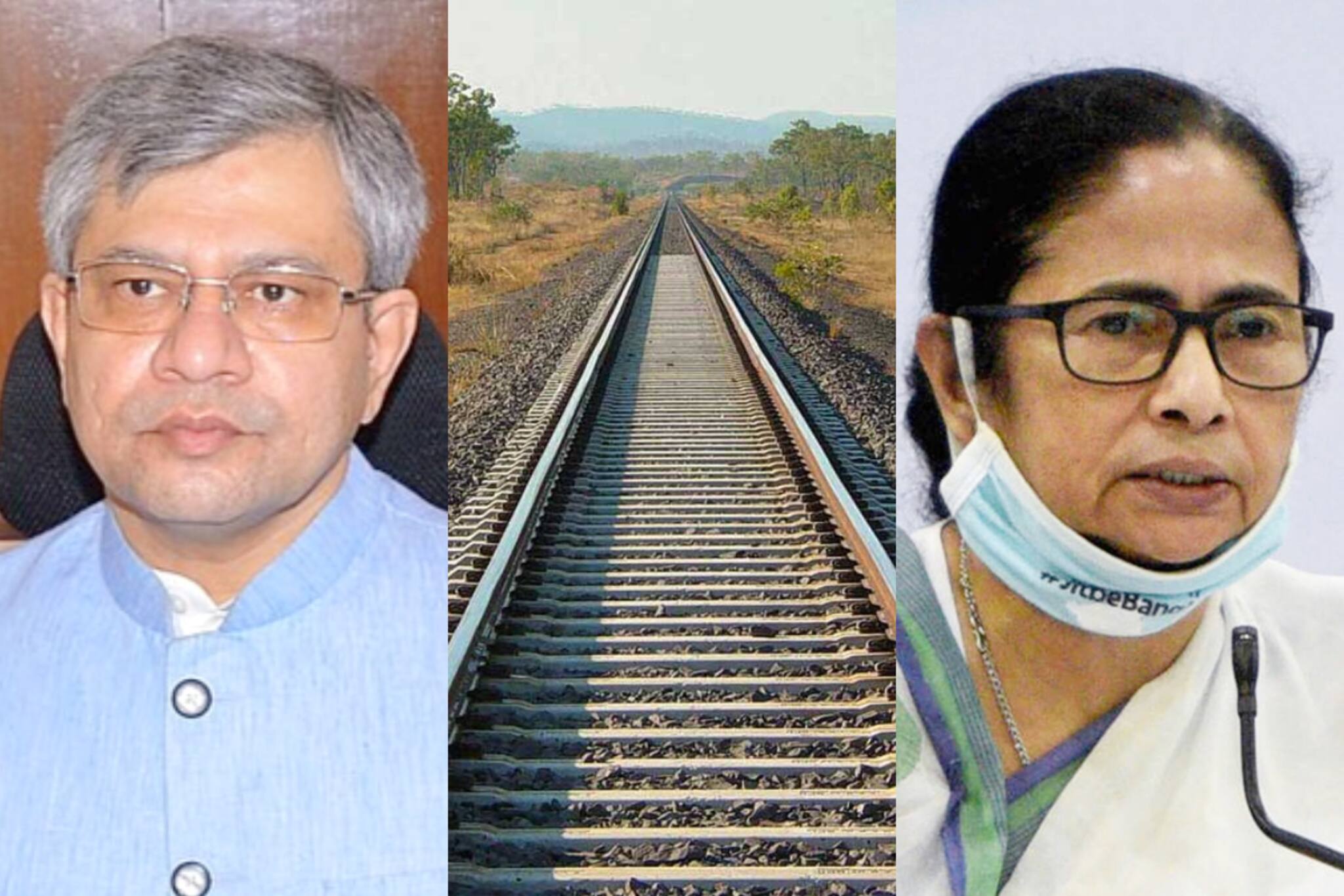 জমি সমস্যায় থমকে রাজ্যের ৬১টি রেলপ্রকল্পের কাজ! মমতাকে চিঠি রেলমন্ত্রীর