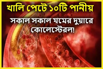 কোলেস্টেরল পালাবে বাপবাপ বলে! সকালে খালি পেটে ১০টি পানীয় রামবাণ