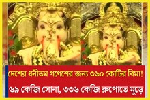 চক্ষু চড়ক গাছ! দেশের ধনীতম গণেশ ৬৯ কেজি সোনা, ৩৩৬ কেজি রুপো, ৩৬০ কোটির বিমা