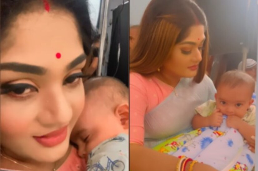 বেবিবাম্পের পর সন্তানের ছবি প্রকাশ্যে এনে আবারও বড় চমক দিলেন অভিনেত্রী৷ একরত্তির সঙ্গে খুনসুটিতে মত্ত মিষ্টি৷ আদরে ভরিয়ে দিচ্ছেন সন্তানকে৷ আদুরে এই ছবি নিমেষে ছড়িয়ে পড়েছে সোশ্যাল মিডিয়ায়৷