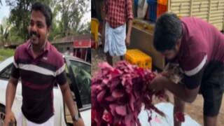 শাকসব্জি চাষ করে সেগুলি বাজারে বিক্রির জন্য নিয়ে যাচ্ছেন তাঁর ৪৪ লক্ষ টাকা দামের অডি-তে শাকসব্জি চাষ করে সেগুলি বাজারে বিক্রির জন্য নিয়ে যাচ্ছেন তাঁর ৪৪ লক্ষ টাকা দামের অডি-তে