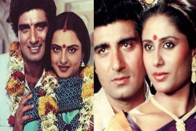 শুধু অমিতাভ রেখার প্রেমের গুঞ্জনই নয়, বলিউডের ইতিহাসে রাজ বব্বর ও রেখার প্রেম নিয়েও কম কথা হয়নি। বিবাহিত রাজ বব্বর রেখার প্রেমে হাবুডুবু খেয়েছিলেন একটা সময়। (ছবি-- সোশ্যাল মিডিয়া)