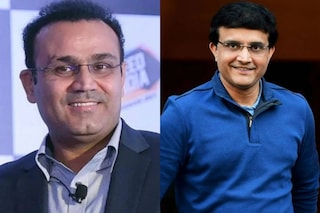 সৌরভ গঙ্গোপাধ্যায় ও বীরেন্দ্র সেহওয়াগ