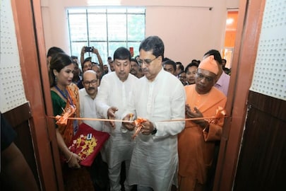 ত্রিপুরার মুখ্যমন্ত্রী মানিক সাহা। 