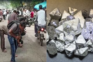 যেন সিনেমার দৃশ‍্য! রাস্তায় ছড়িয়ে প্রচুর ‘হিরে’, দেখেই ঝাঁপিয়ে পড়লেন অনেকে