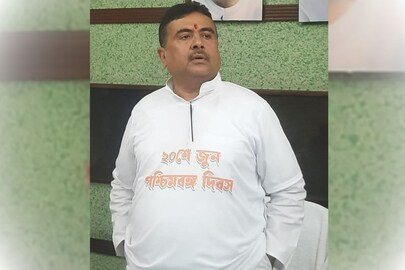 রাজভবন যাত্রা শুভেন্দুর
