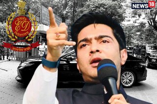 কালো গাড়িতে ইডি দফতরে অভিষেক বন্দ্যোপাধ্যায়