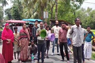 নন্দীগ্রামে জল বিতর্ক