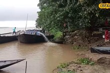 হু হু করে বাড়ছে জল, বন্যার আতঙ্কে ঘুম উড়েছে নদী তীরবর্তী এলাকার মানুষদের