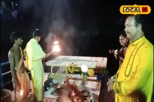 বিপত্তি এড়িয়ে প্রতিমা নিরঞ্জন, নতুন ঘাটের উদ্বোধন পৌরসভার