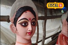 প্রতিমা তৈরিতে বিপ্লব, ঘাম তেলের বদলে চলছে মেটালিক কালার